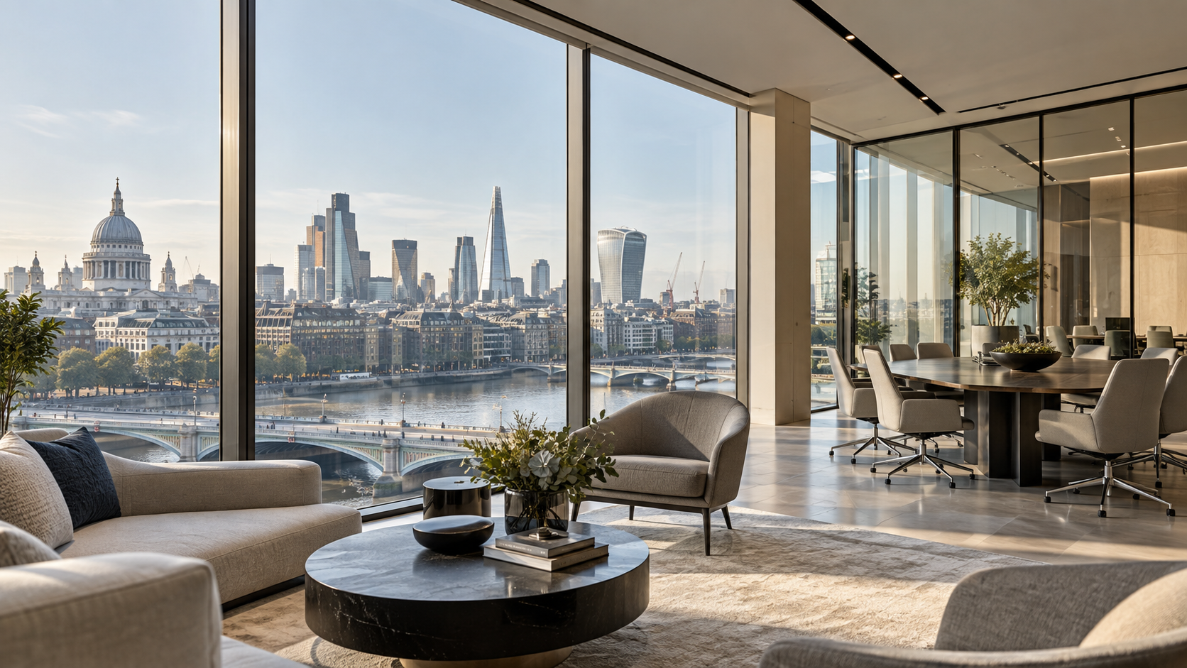 Professional UK business environment